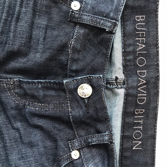Buffalo David bottom Joan low rise denim. Stretch fair. Sexy dark wash. - Picture 9 of 11